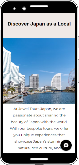 Case-Study-Jewel - Tours Japan - 4 - mobile: A Project by Grand Slam I.T.
