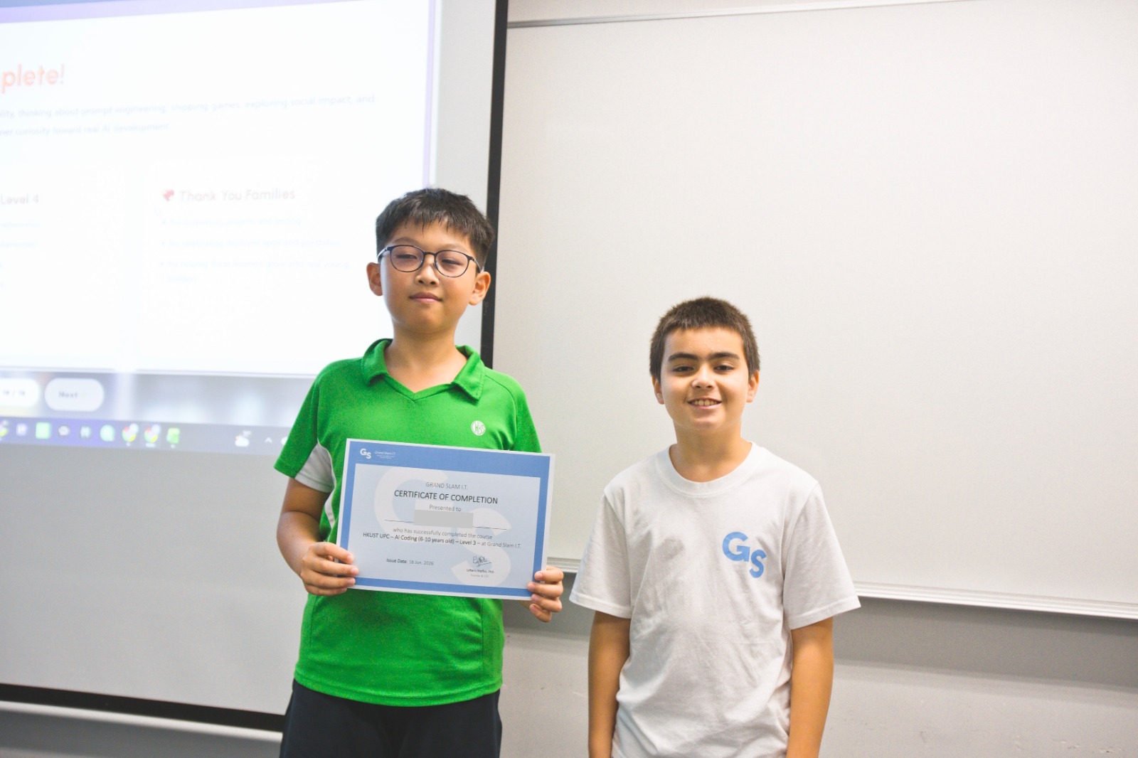 Young developers participating in AI coding and vibe coding activities