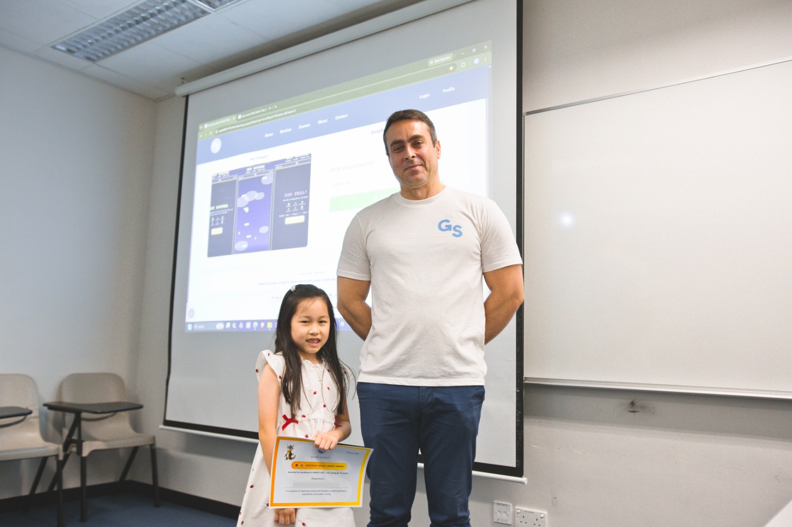 Kids learning AI coding